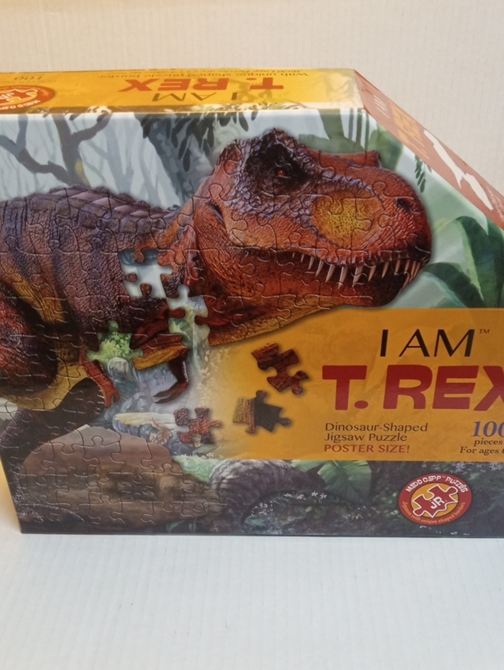 Dinasour T. REX 100 Piece Jigsaw Puzzle with Oversized Pieces Ages 6 And Up